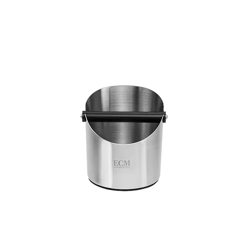 Knock Box Ronde En Acier Inoxydable Poli - ECM 1 Knock Box Ronde En Acier Inoxydable Poli - ECM