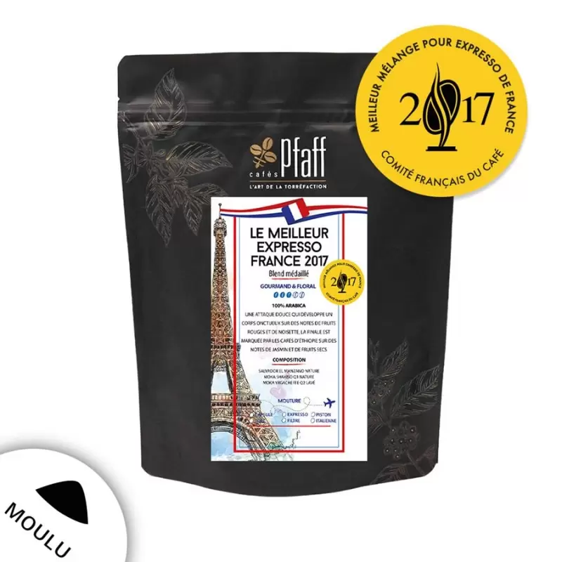 Meilleur Expresso De France 2017 - Blend Maison - Café Moulu 1 Meilleur Expresso De France 2017 - Blend Maison - Café Moulu