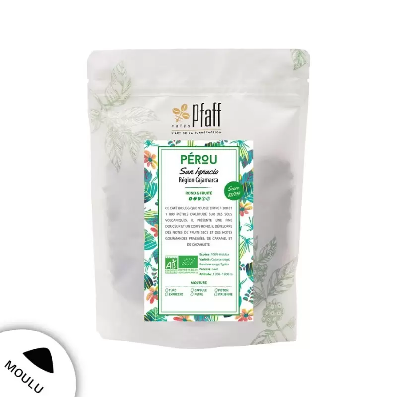 Pérou - San Ignacio Bio - Café Moulu 1 Pérou - San Ignacio Bio - Café Moulu
