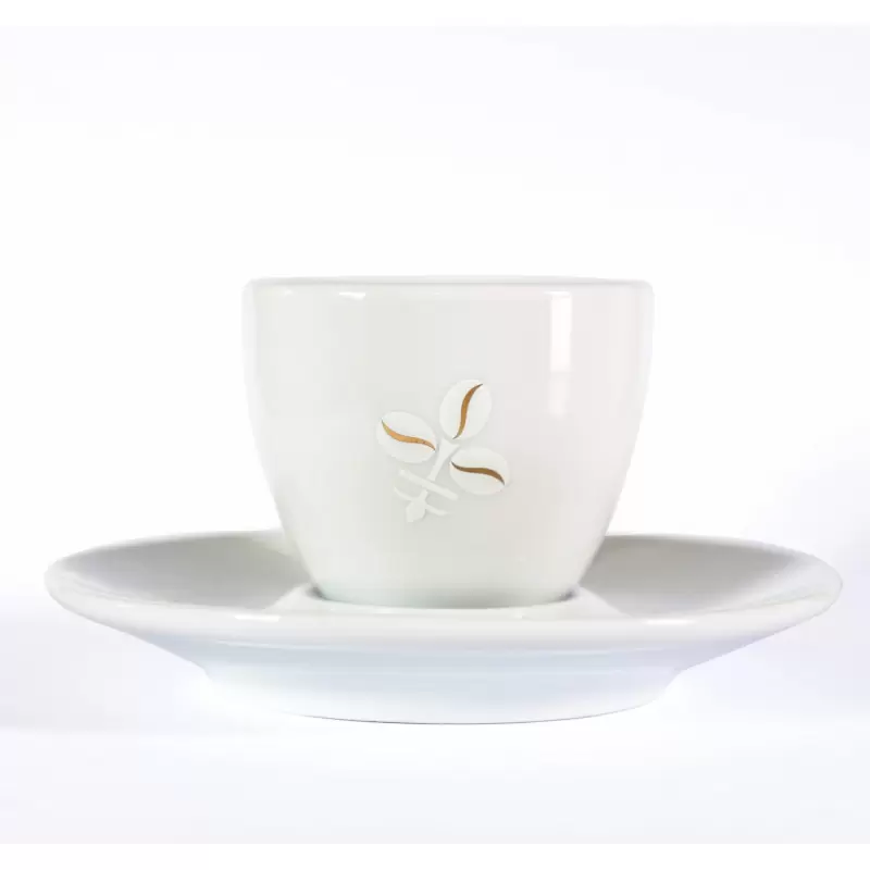 Set De 6 Tasses à Café Espresso + Sous-tasses Siglée Pfaff 1 Set De 6 Tasses à Café Espresso + Sous-tasses Siglée Pfaff